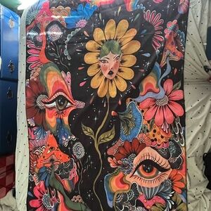 Flower Pattern Tapestry